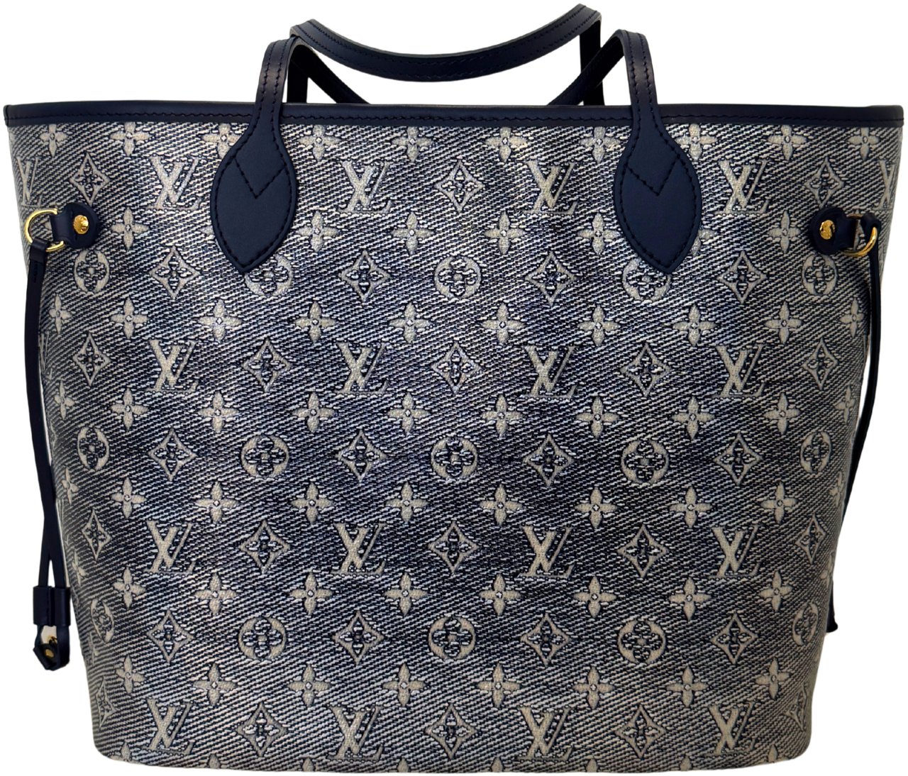 Louis Vuitton Louis Vuitton Neverfull MM Monogram M22921 Full Set Blauw