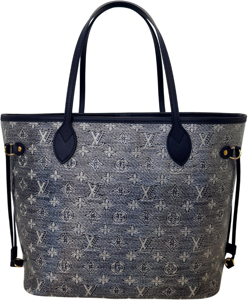 Louis Vuitton Louis Vuitton Neverfull MM Monogram M22921 Full Set Blauw