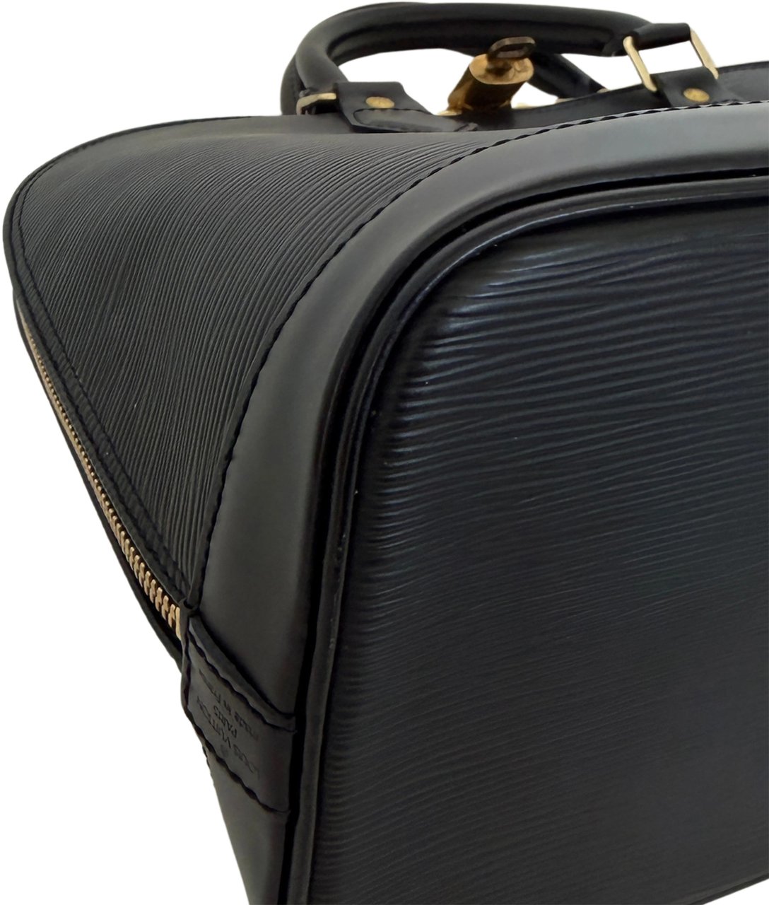 Louis Vuitton Louis Vuitton Alma PM Epi Leather Black Vintage Zwart