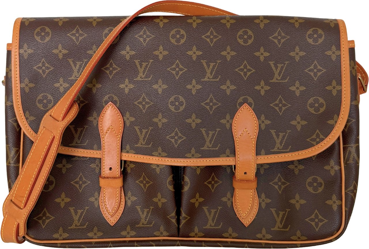 Louis Vuitton Louis Vuitton Gibeciere GM Monogram Canvas Vintage / very good Bruin