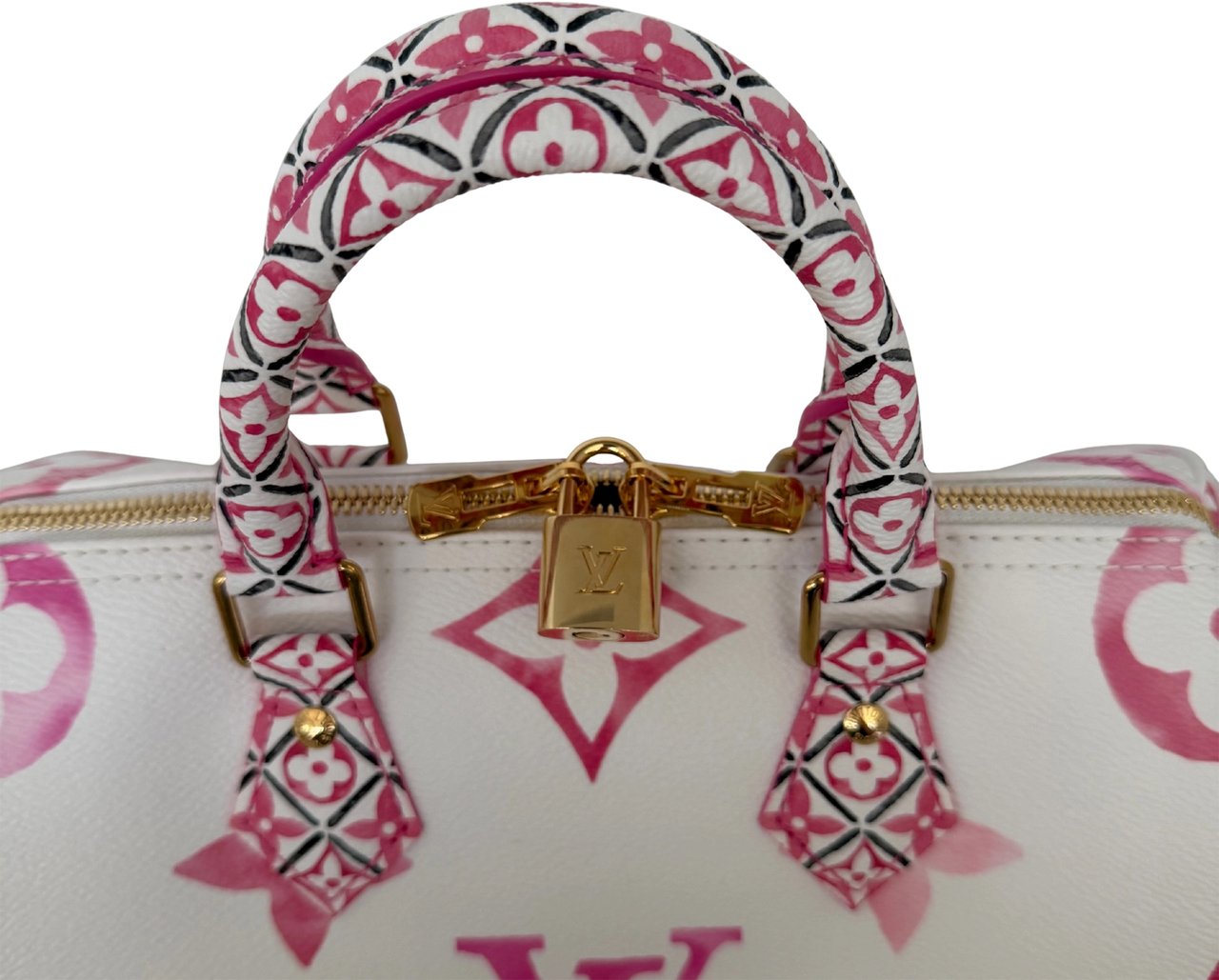 Louis Vuitton Speedy 25 By the Pool M23073 Full Set Roze