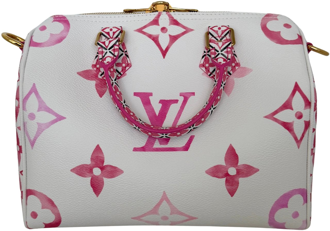 Louis Vuitton Speedy 25 By the Pool M23073 Full Set Roze