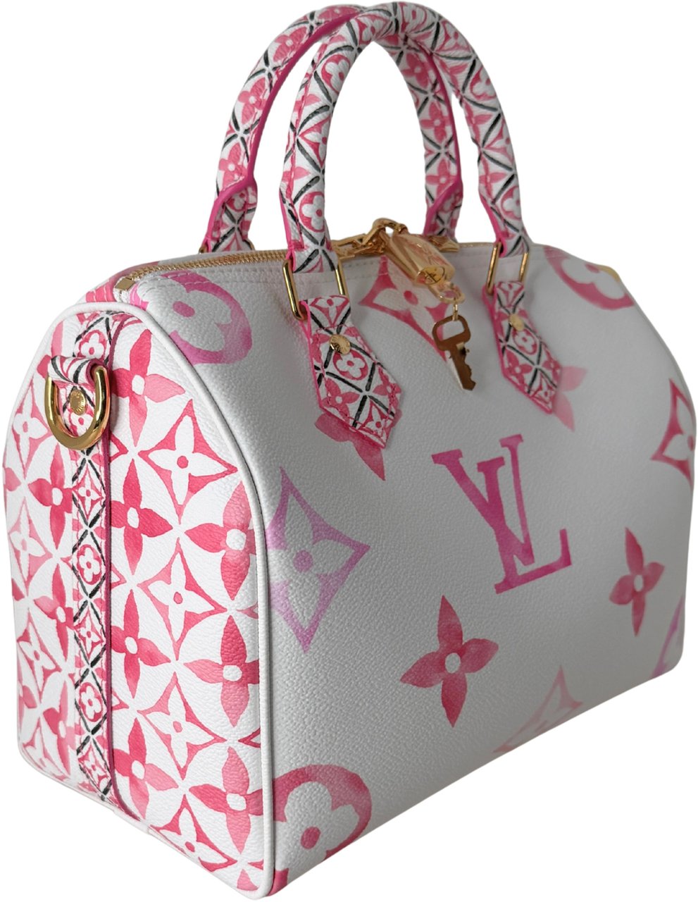 Louis Vuitton Speedy 25 By the Pool M23073 Full Set Roze