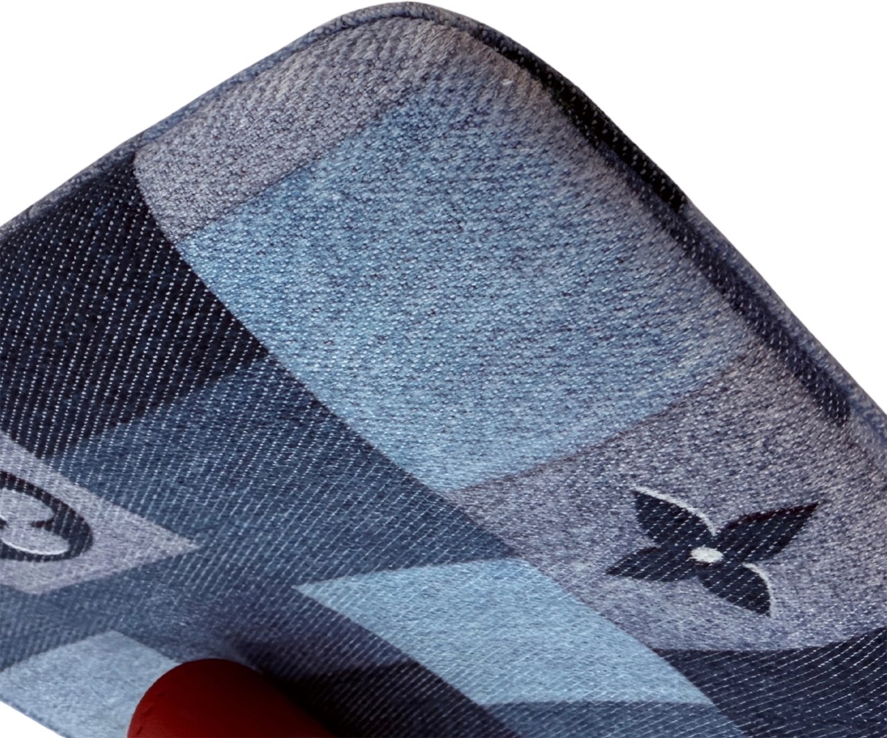 Louis Vuitton Louis Vuitton City Pouch Denim M68761 / very good Blauw