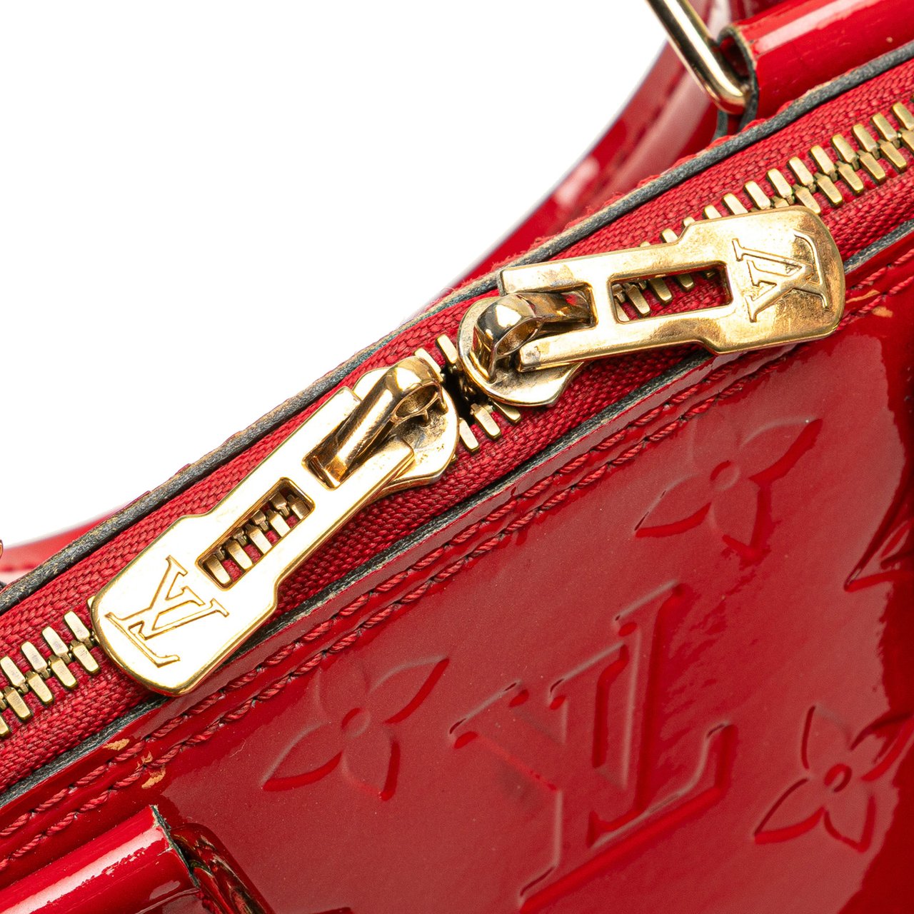 Louis Vuitton Monogram Vernis Alma BB Rood