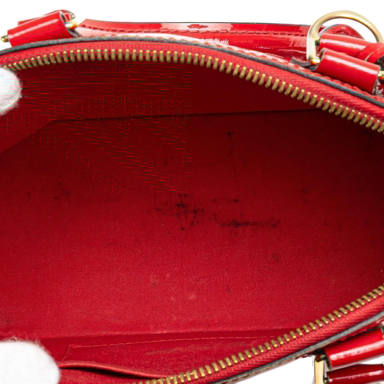 Louis Vuitton Monogram Vernis Alma BB Rood
