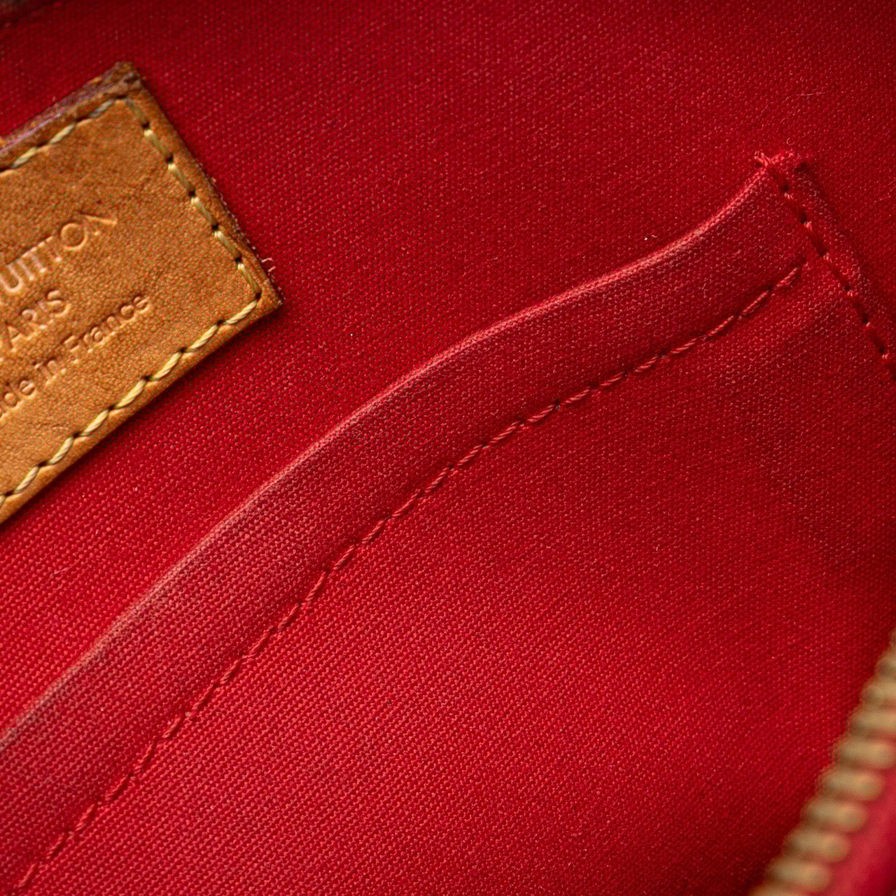 Louis Vuitton Monogram Vernis Alma BB Rood