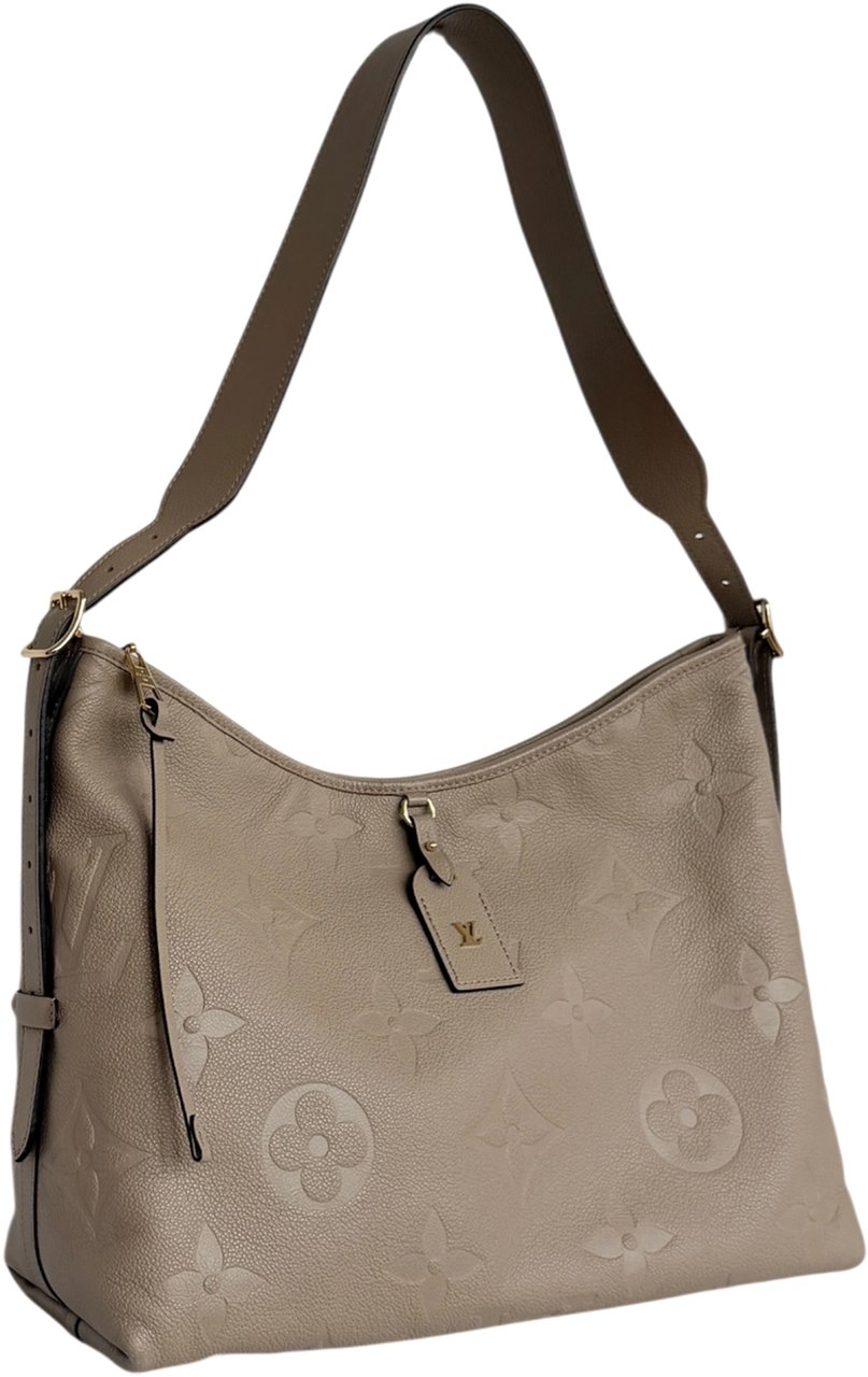 Louis Vuitton CarryAll MM Leder Tourerelle M46292 Fullset / sehr gut Grijs