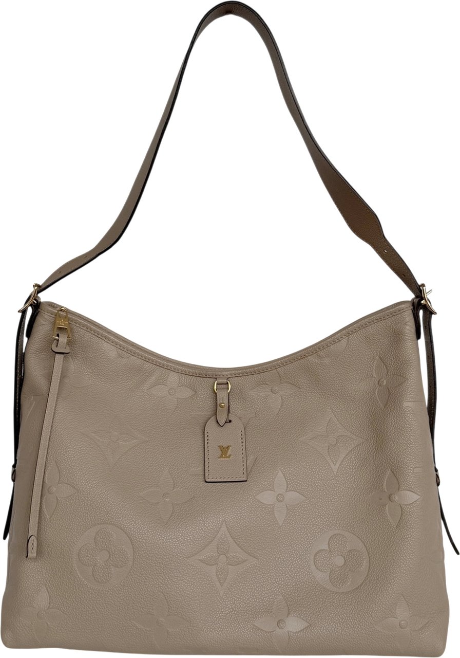Louis Vuitton CarryAll MM Leder Tourerelle M46292 Fullset / sehr gut Grijs