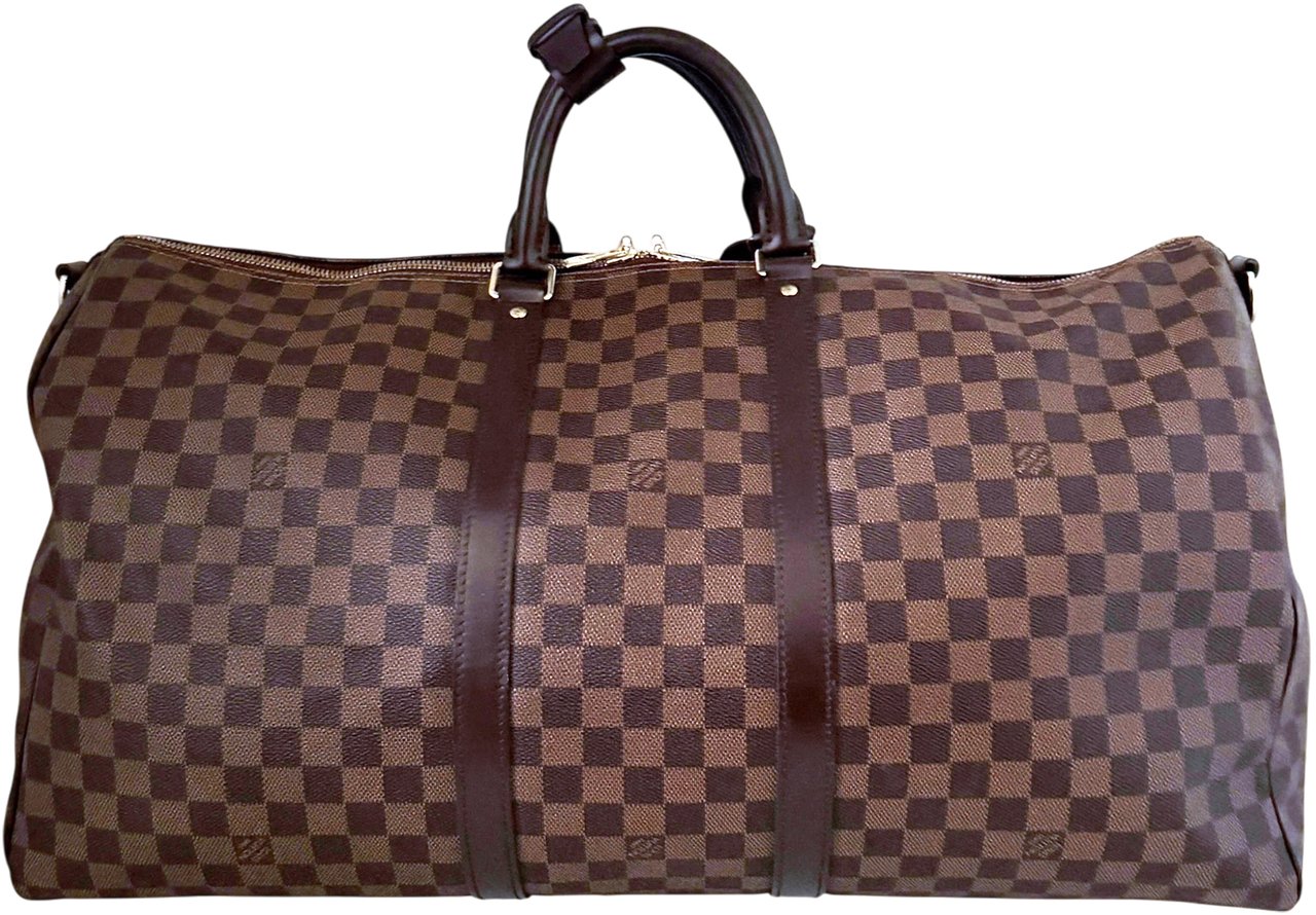 Louis Vuitton Keepall 55 Damier Ebene N41414 2022 / sehr gut Bruin