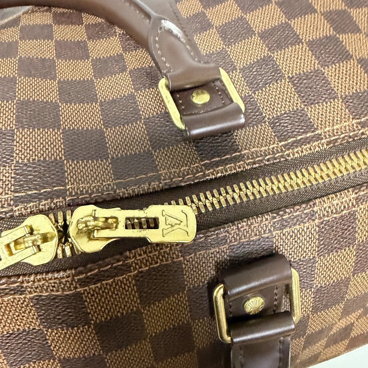 Louis Vuitton Keepall 55 Damier Ebene N41414 2022 / sehr gut Bruin