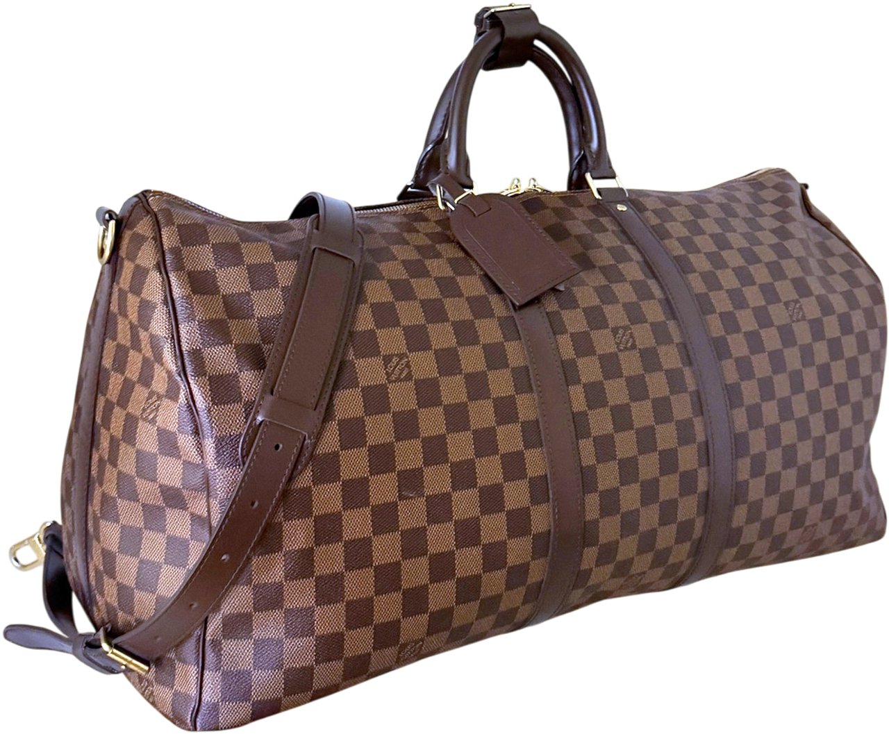 Louis Vuitton Keepall 55 Damier Ebene N41414 2022 / sehr gut Bruin