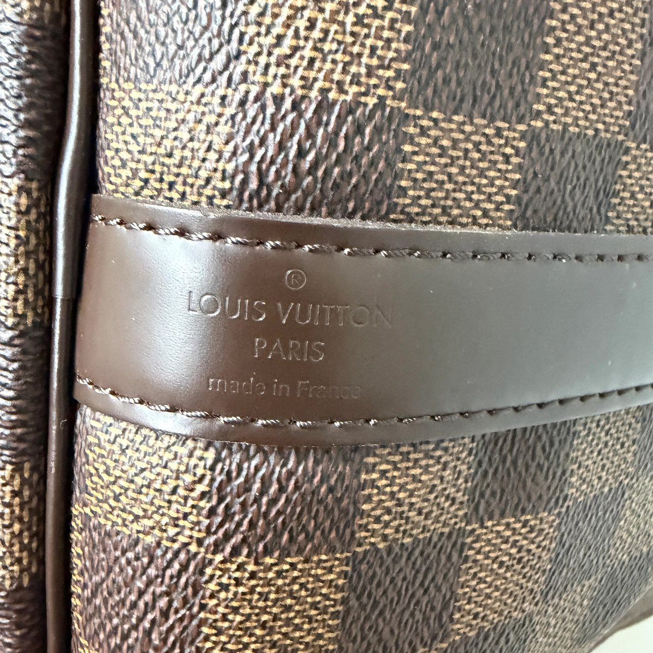 Louis Vuitton Keepall 55 Damier Ebene N41414 2022 / sehr gut Bruin