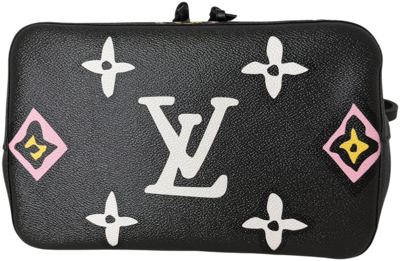Louis Vuitton NéoNoé MM Giant Wild At Heart Fullset / neuwertig Zwart