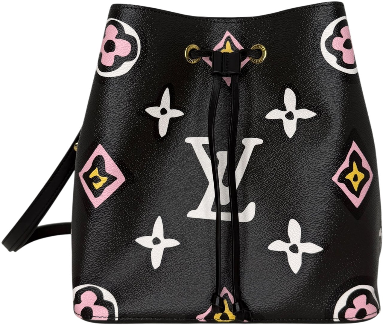 Louis Vuitton NéoNoé MM Giant Wild At Heart Fullset / neuwertig Zwart