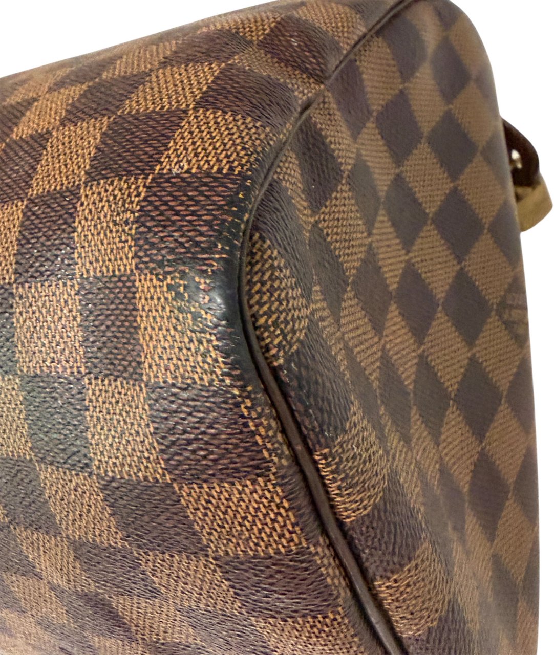 Louis Vuitton Speedy 35 Damier Ebene Canvas N41523 2012 / gut Bruin