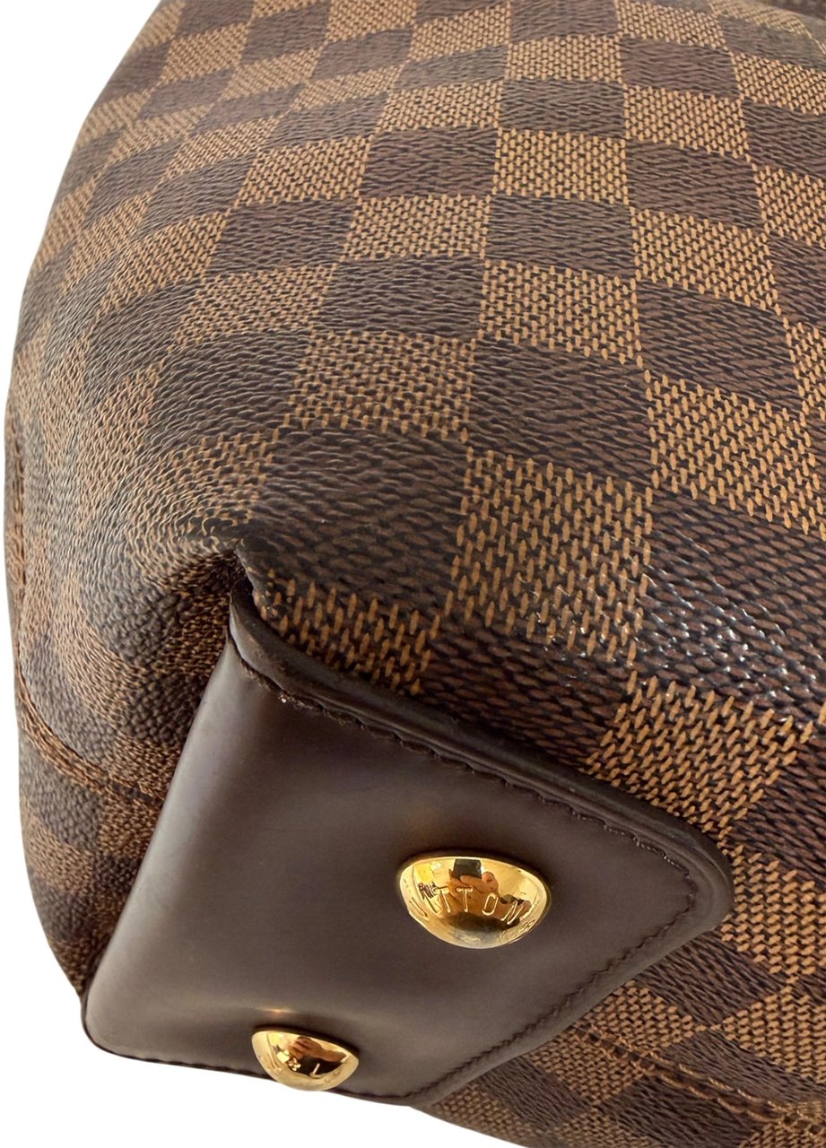 Louis Vuitton Duomo Hobo Bag Damier Ebene Fullset / gut Bruin