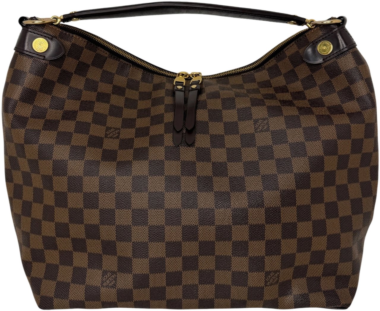 Louis Vuitton Duomo Hobo Bag Damier Ebene Fullset / gut Bruin