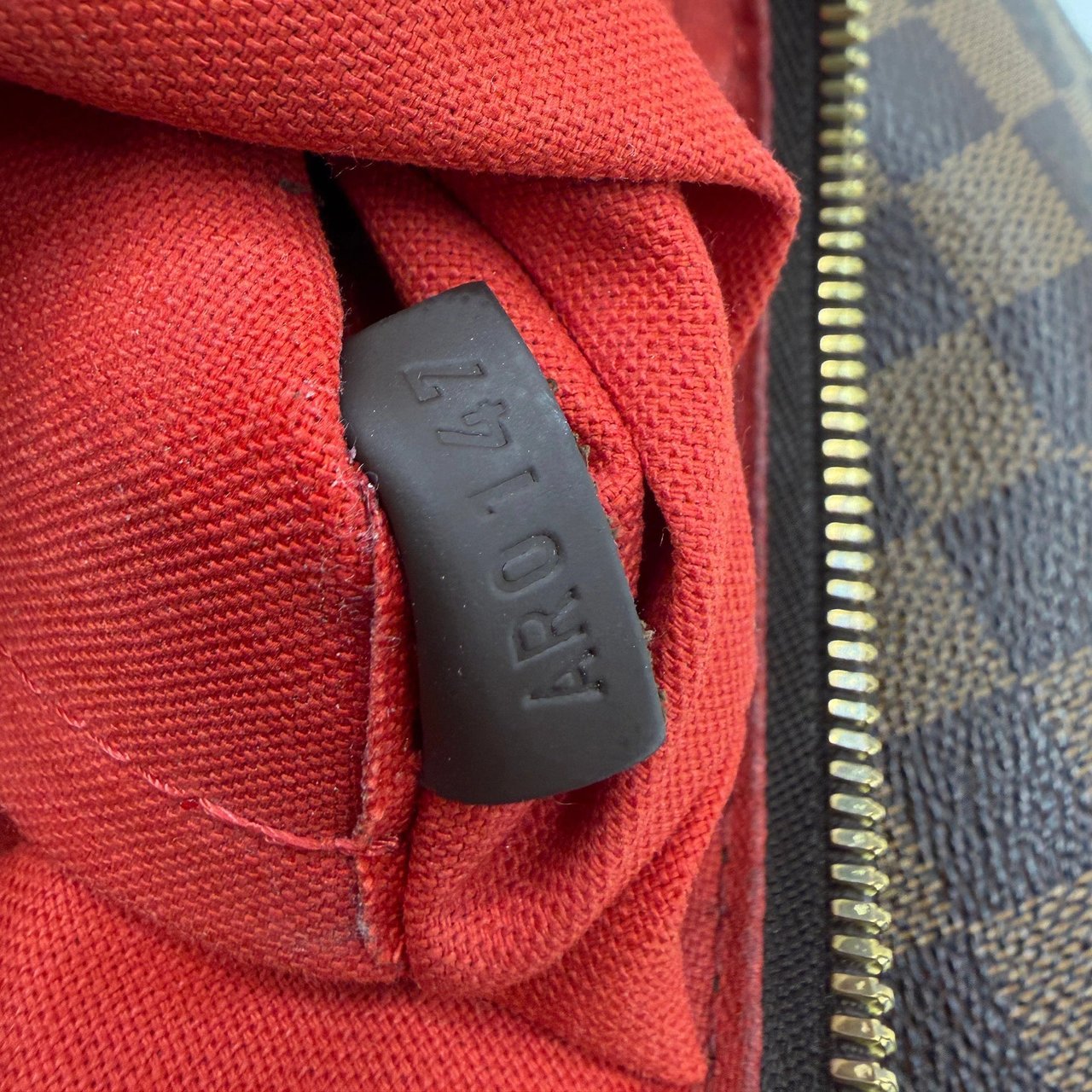 Louis Vuitton Duomo Hobo Bag Damier Ebene Fullset / gut Bruin