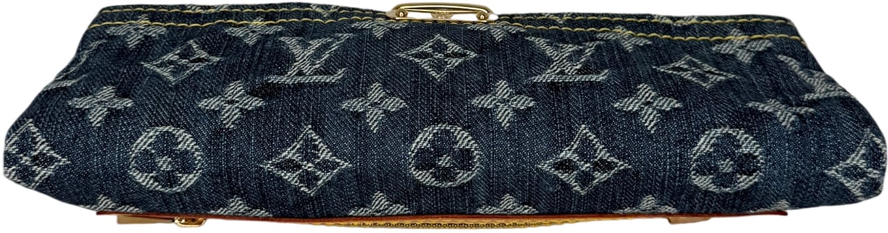 Louis Vuitton Pochette Plate Denim M95007 Fullset /neuwertig Blauw