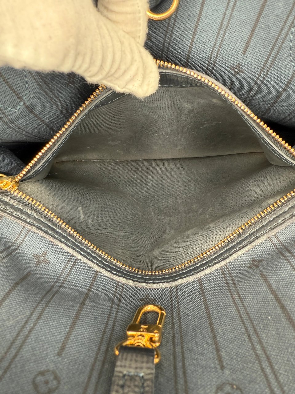Louis Vuitton Neverfull Monogram Idylle MM / sehr gut Blauw