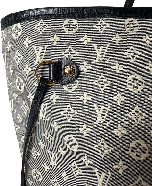 Louis Vuitton Neverfull Monogram Idylle MM / sehr gut Blauw