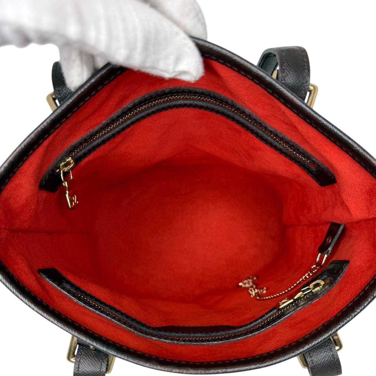 Louis Vuitton Marais Bucket Damier Ebene / sehr gut Bruin