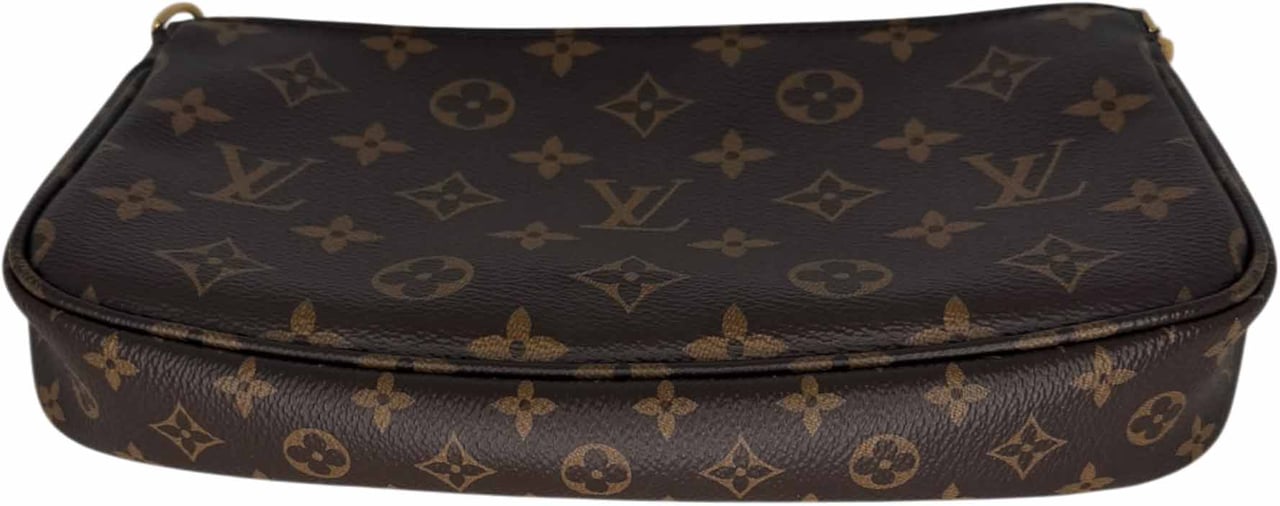 Louis Vuitton Multi Pochette Accessoires Monogram Canvas Khaki M44813 Bruin