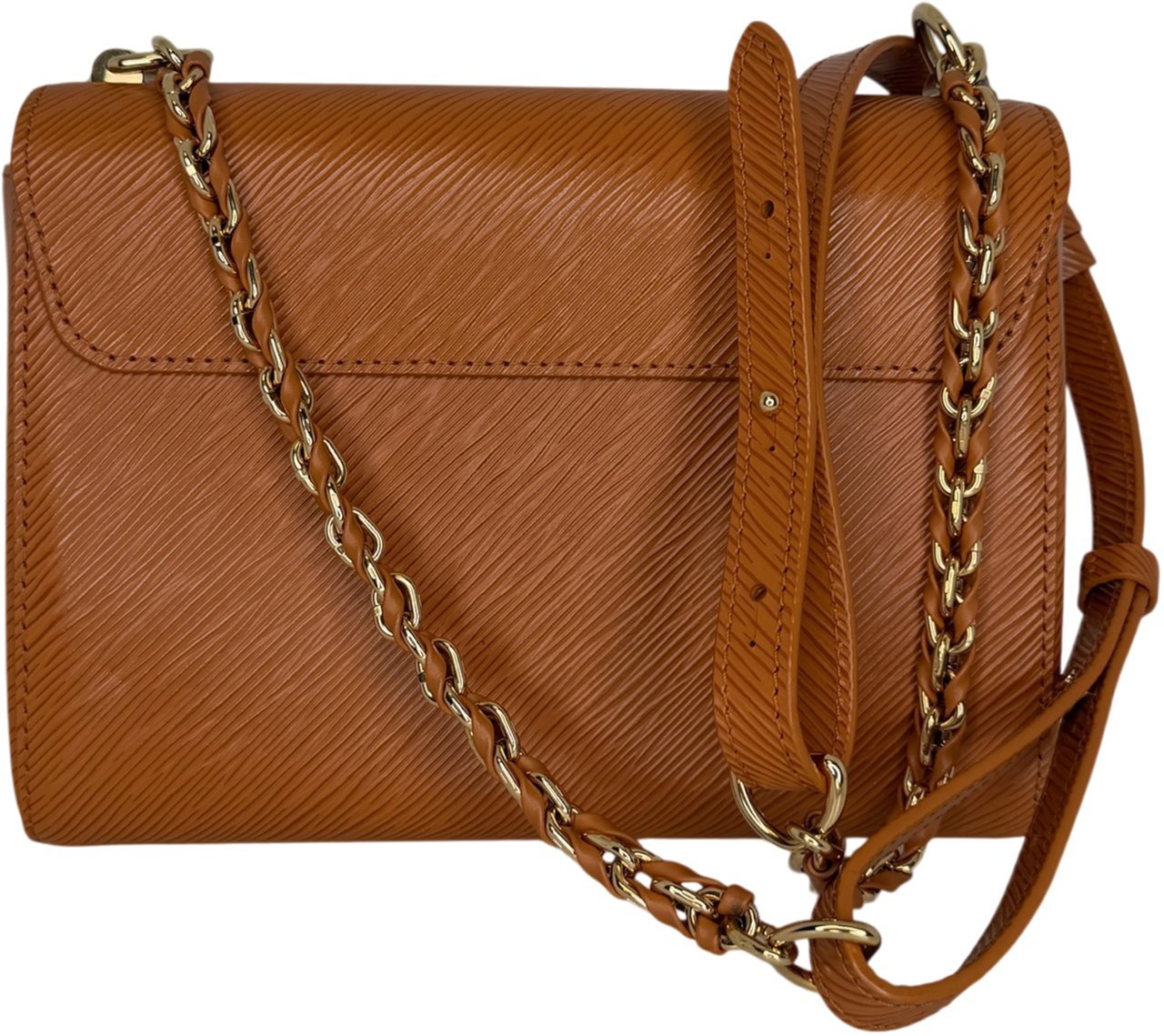 Louis Vuitton Twist MM Epi Leder braun GHW M57939 Bruin