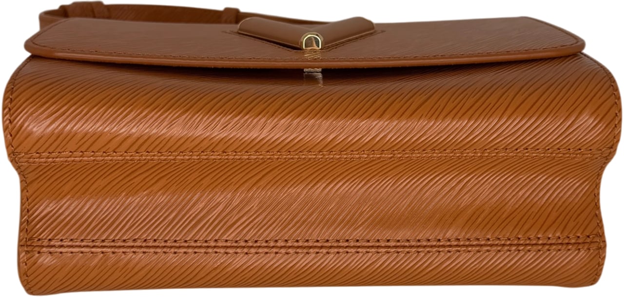 Louis Vuitton Twist MM Epi Leder braun GHW M57939 Bruin