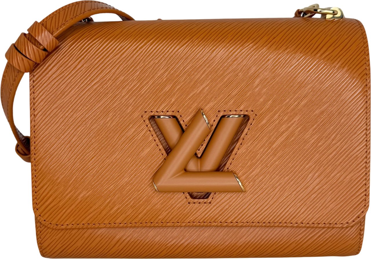 Louis Vuitton Twist MM Epi Leder braun GHW M57939 Bruin