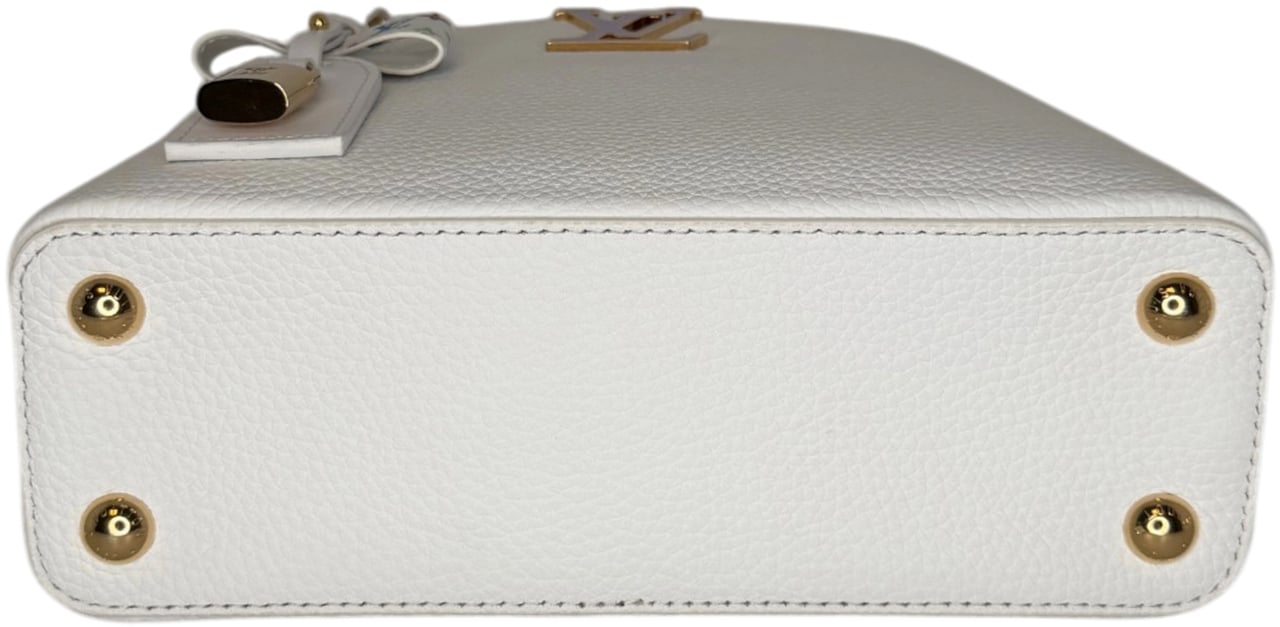 Louis Vuitton x Takashi Murakami Capucines BB Weiß Fullset Wit