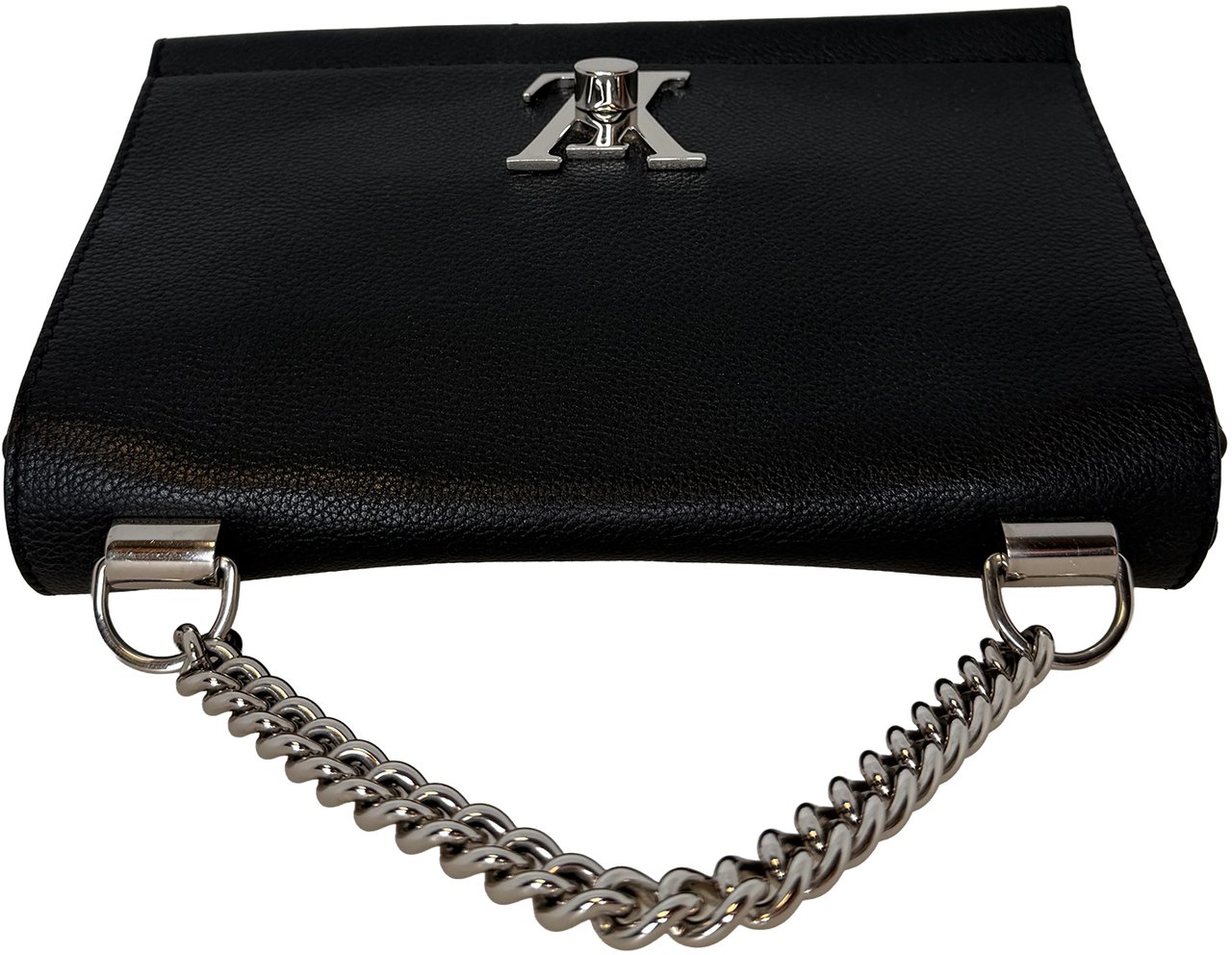 Louis Vuitton Lockme II Chain Bag BB Kalbsleder schwarz Zwart