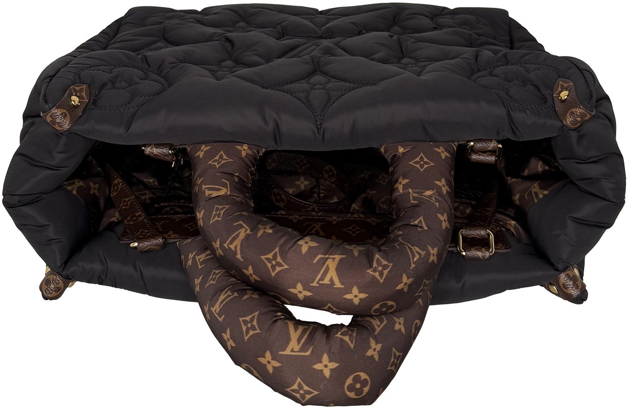 Louis Vuitton Onthego MM Pillow black Fullset M21069 Zwart