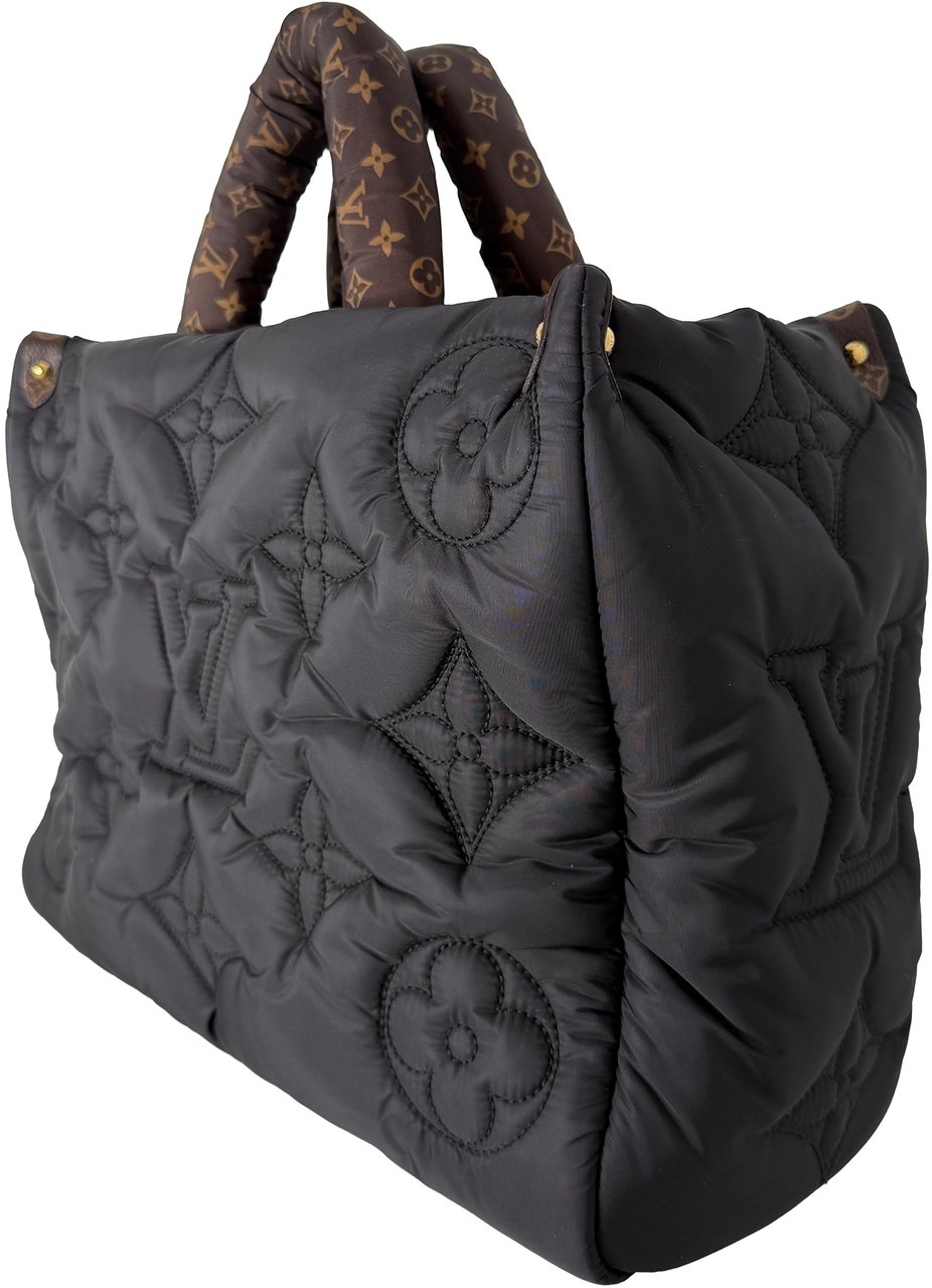 Louis Vuitton Onthego MM Pillow black Fullset M21069 Zwart
