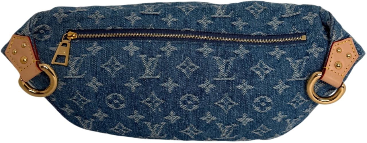 Louis Vuitton High Rise Monogram Denim M46837 Blau Fullset Blauw
