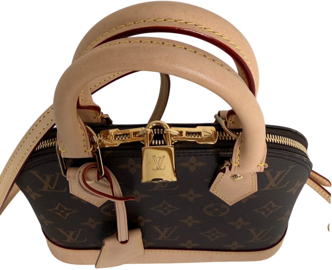 Louis Vuitton Alma BB Monogram Canvas M46990 Fullset Bruin