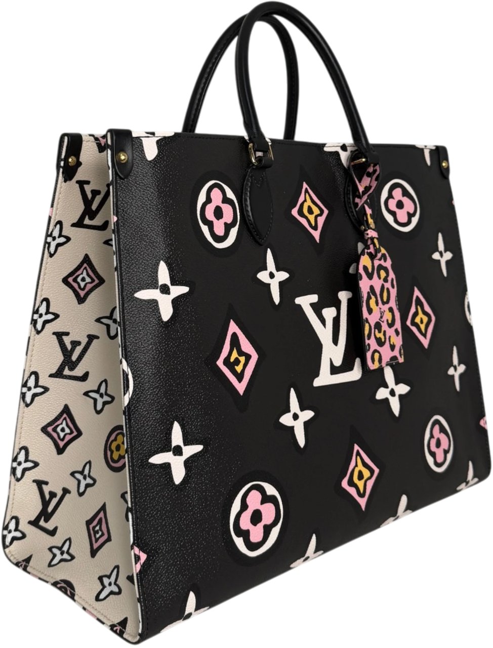Louis Vuitton Monogram OnTheGo Wild at Heart Monogram Giant GM Zwart