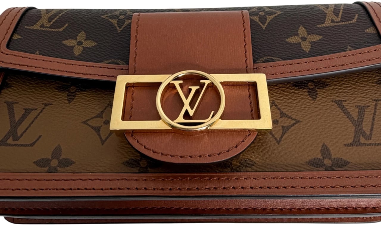 Louis Vuitton Dauphine East West M46757 Fullset Bruin