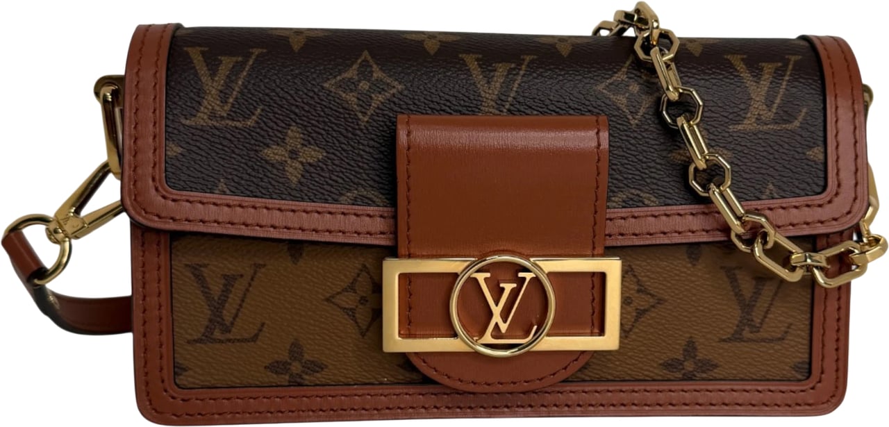 Louis Vuitton Dauphine East West M46757 Fullset Bruin