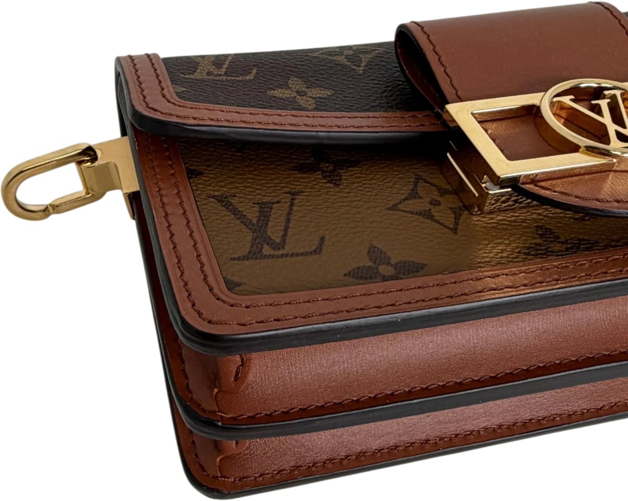 Louis Vuitton Dauphine East West M46757 Fullset Bruin