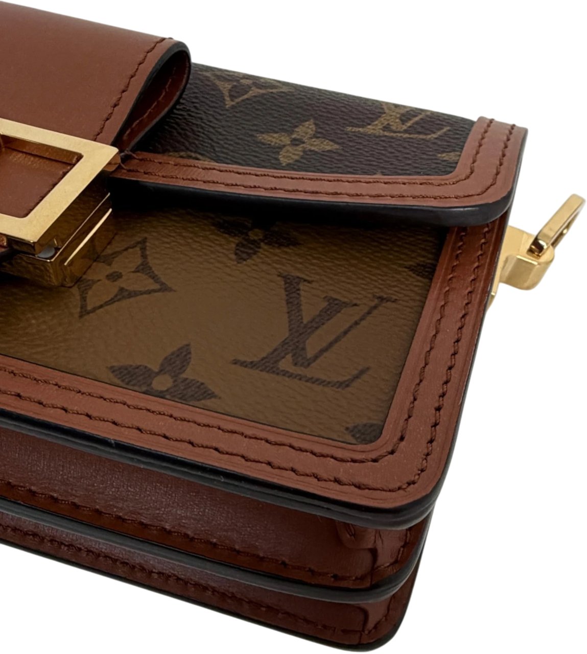 Louis Vuitton Dauphine East West M46757 Fullset Bruin