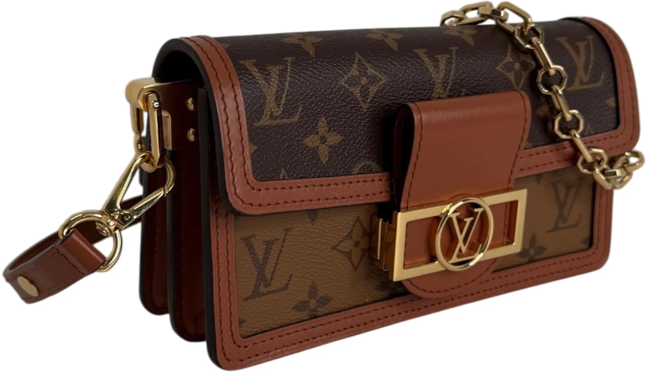 Louis Vuitton Dauphine East West M46757 Fullset Bruin