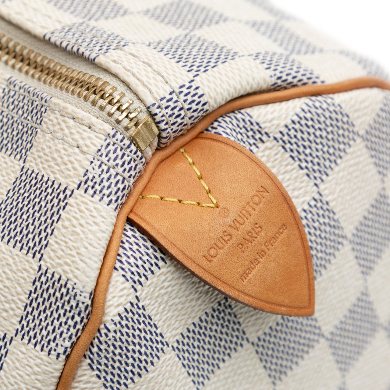 Louis Vuitton Damier Azur Speedy 30 Wit