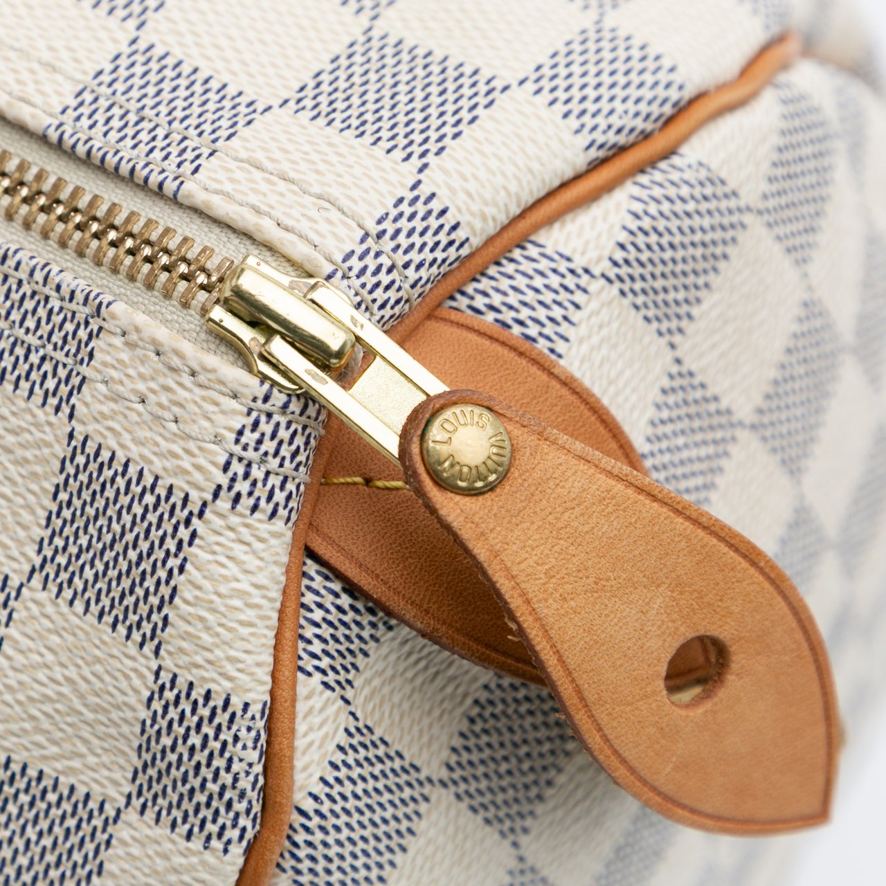 Louis Vuitton Damier Azur Speedy 30 Wit