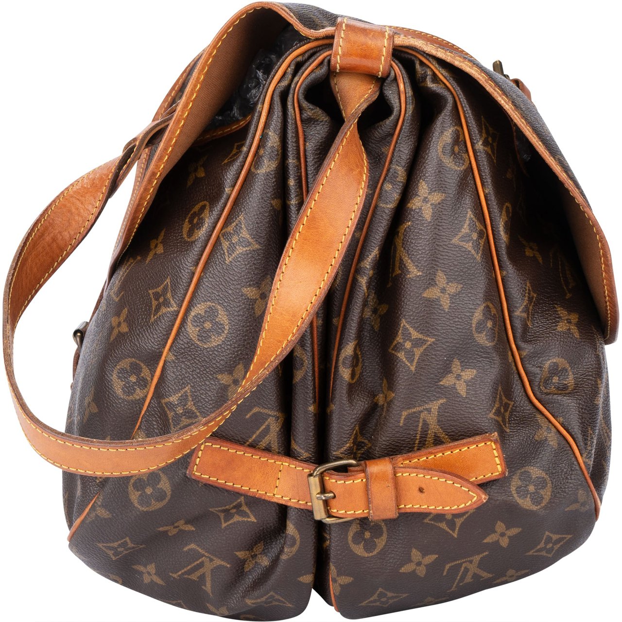 Louis Vuitton Louis Vuitton Canvas Monogram Saumur 35 Crossbody Bag Divers