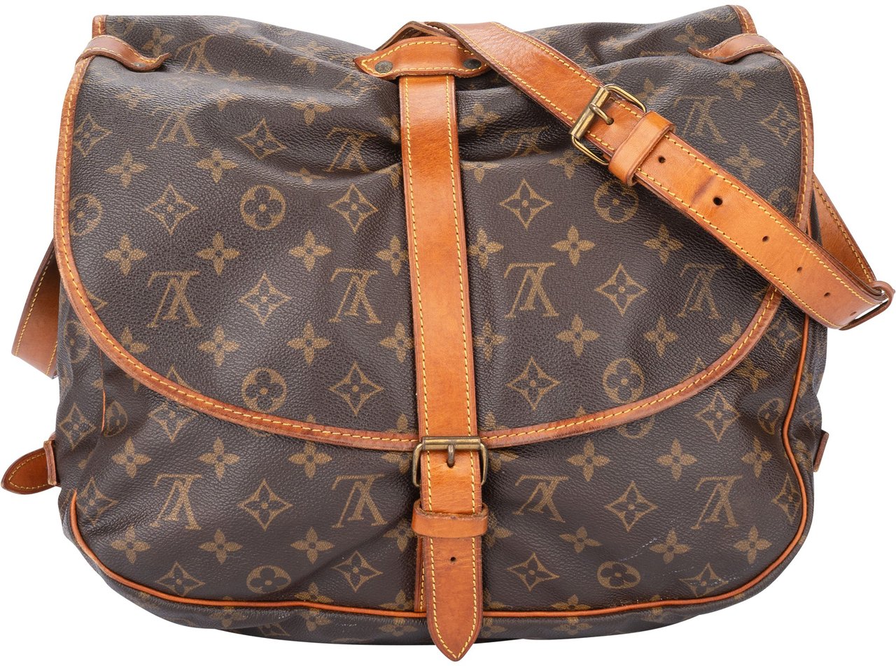 Louis Vuitton Louis Vuitton Canvas Monogram Saumur 35 Crossbody Bag Divers