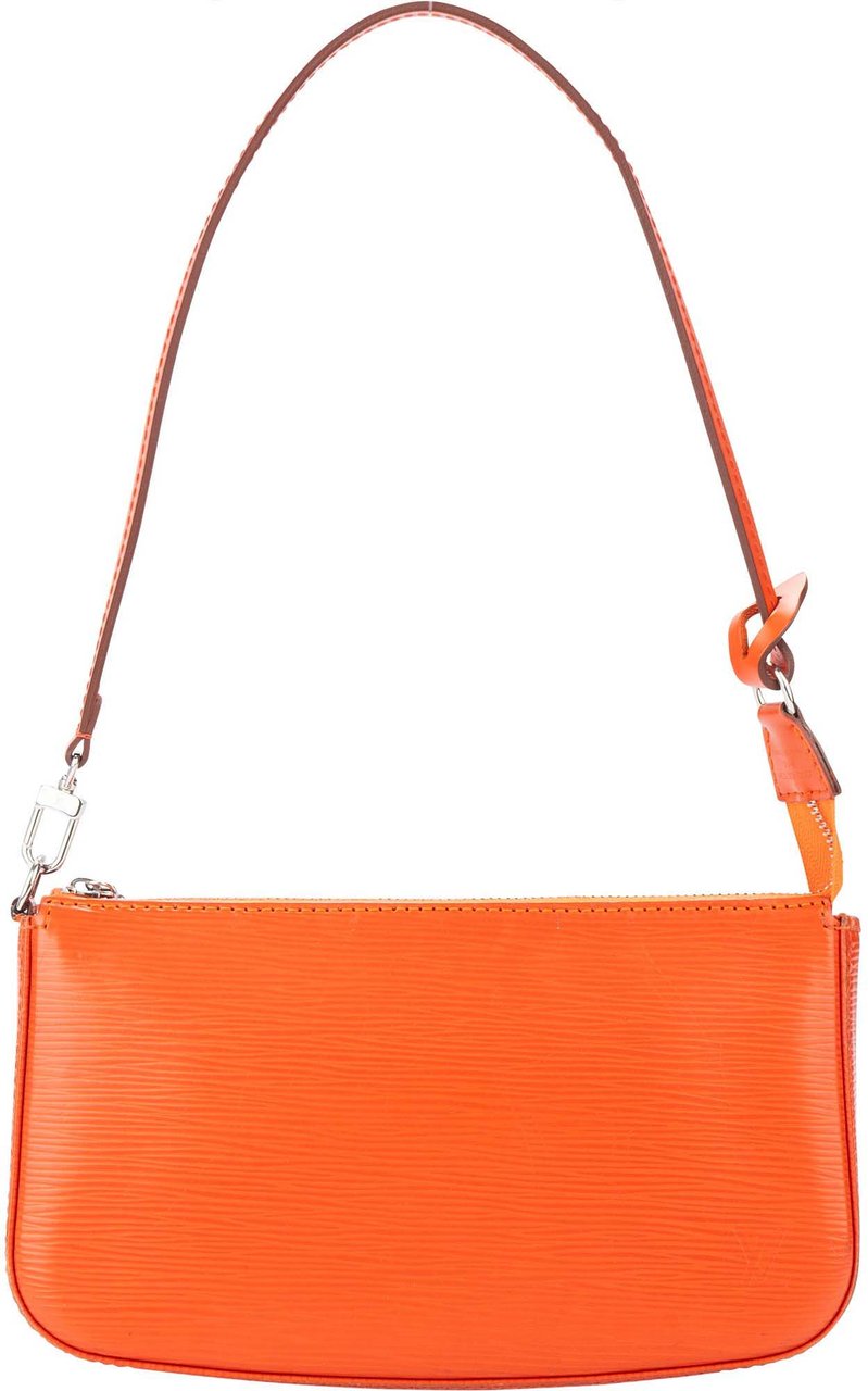Louis Vuitton Louis Vuitton Orange Epi Leather Pochette Accessoire NM Shoulder Bag Oranje