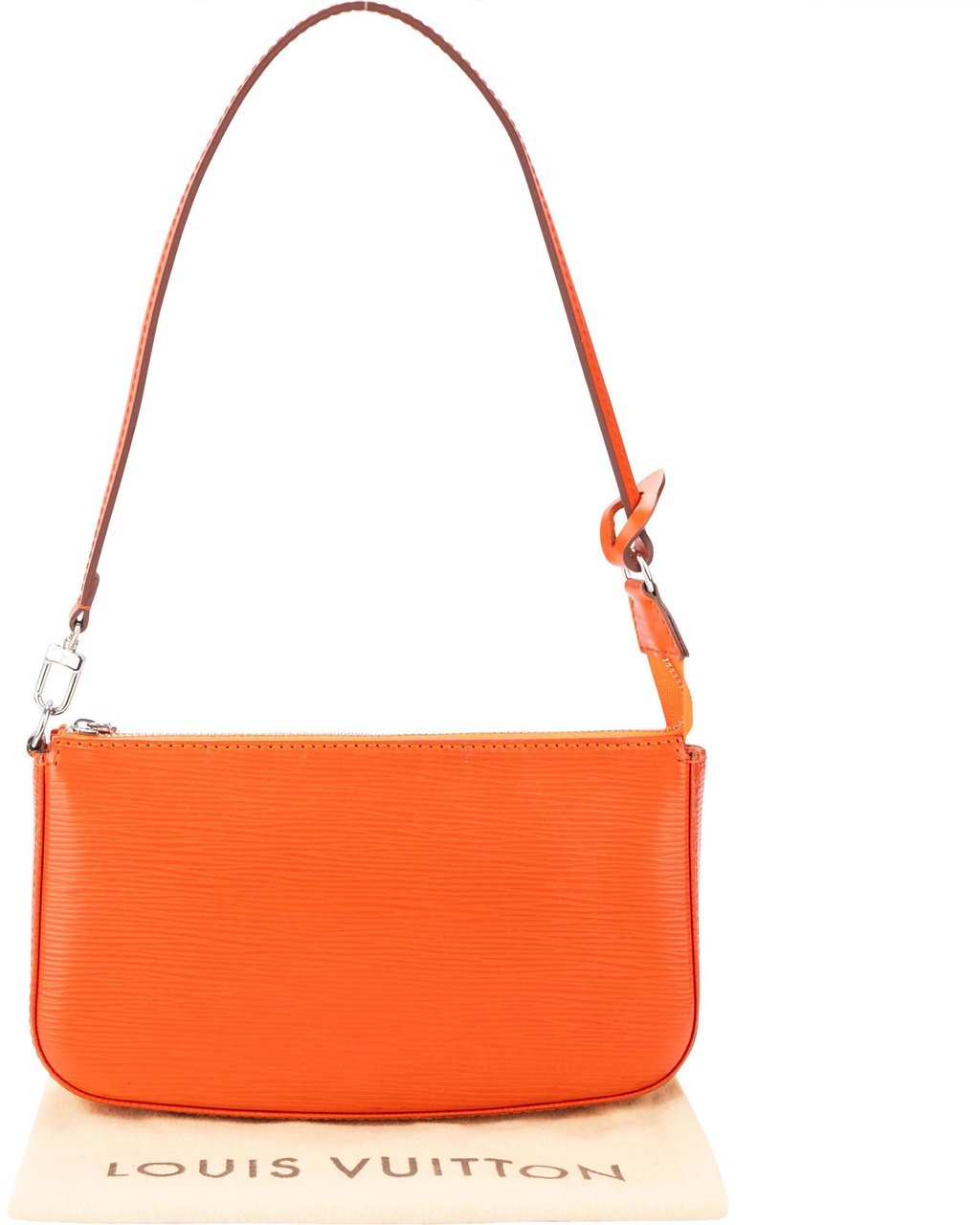 Louis Vuitton Louis Vuitton Orange Epi Leather Pochette Accessoire NM Shoulder Bag Oranje