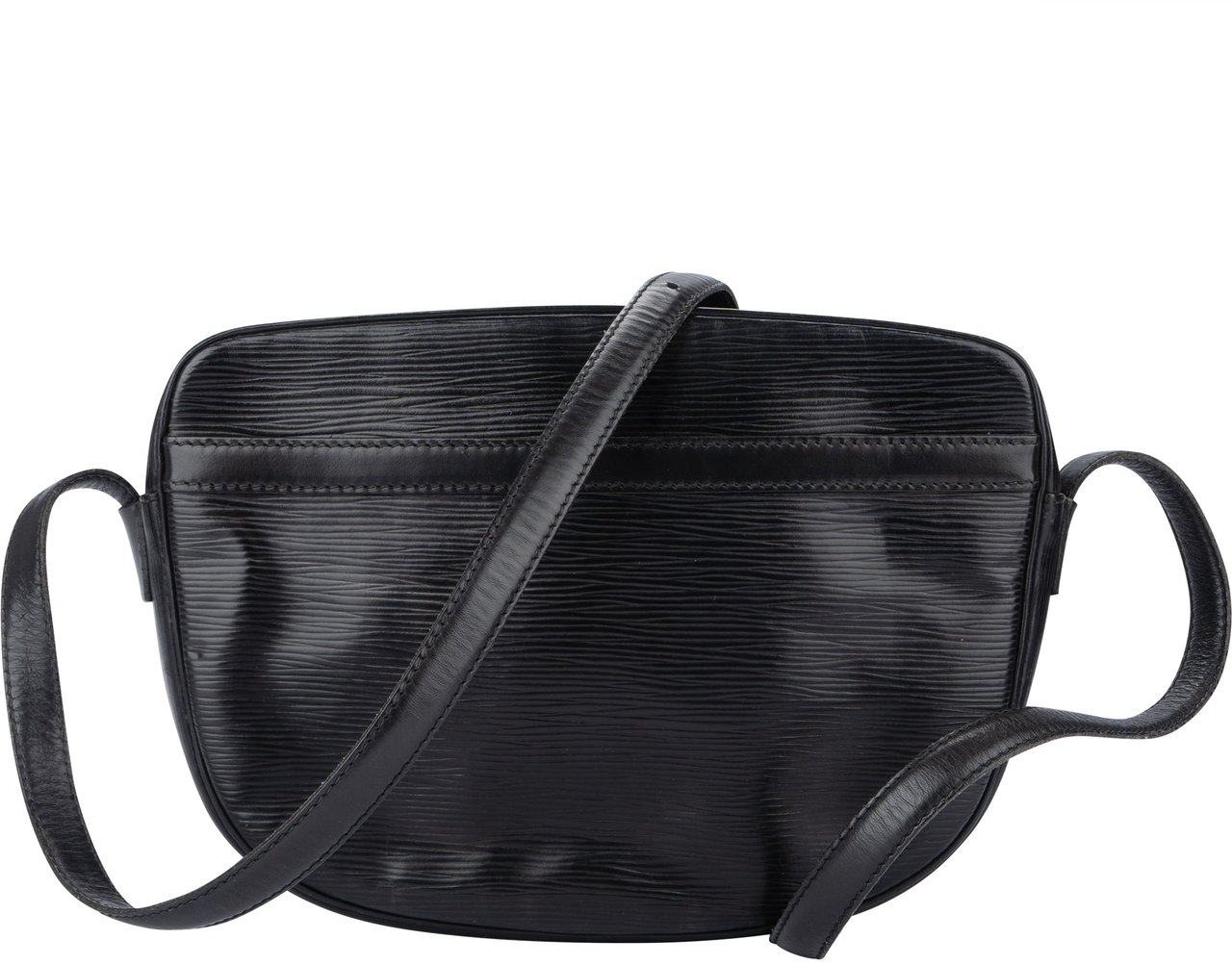 Louis Vuitton Louis Vuitton Noir Epi Leather Jeune Fille MM Crossbody Bag Zwart